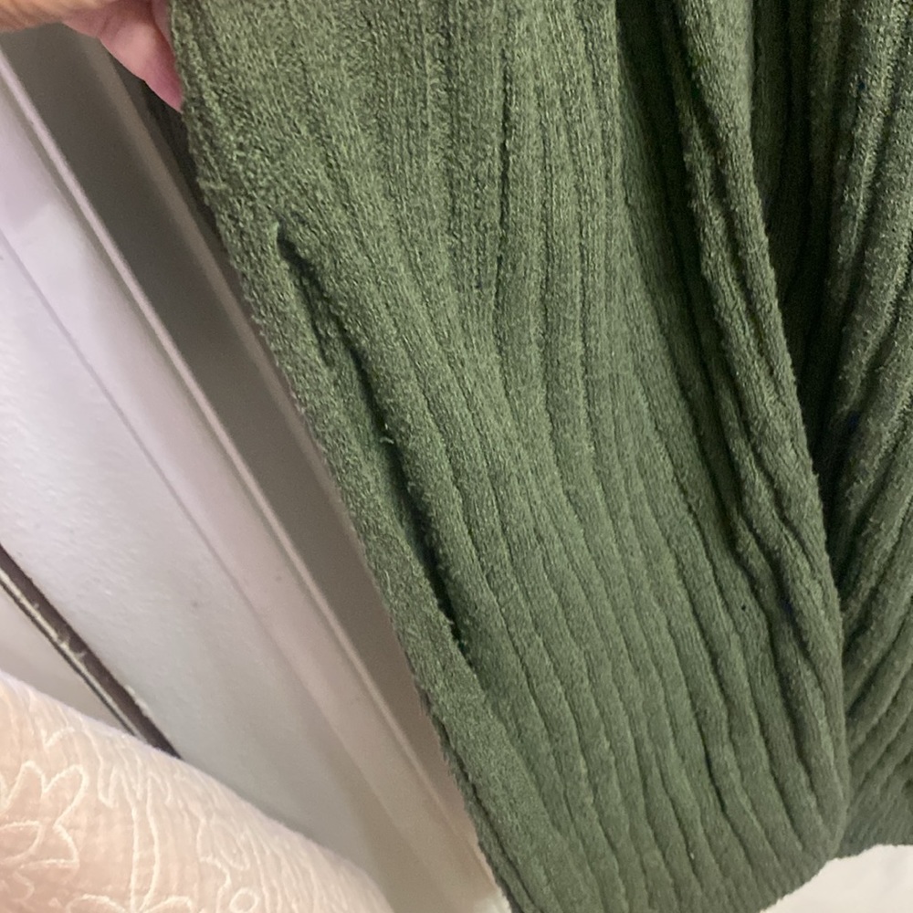 LAST ONE 😫NWT Anthropologie PILCRO Gauzy DUSTER long cardigan 💚 - Picture 8 of 10